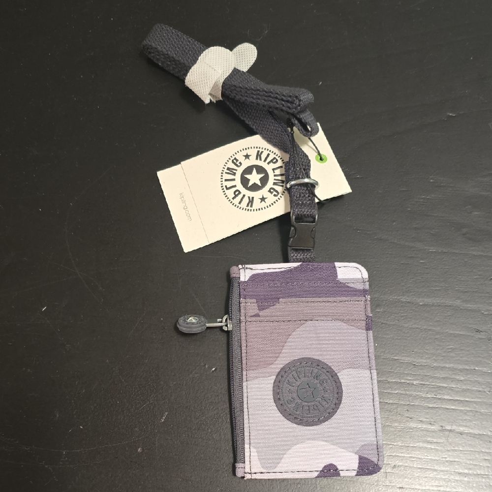 Kipling Purple Protective Phone Case with Camo Design